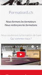 Mobile Screenshot of formations.ch