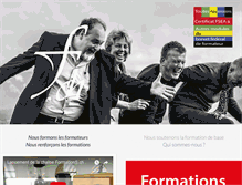 Tablet Screenshot of formations.ch